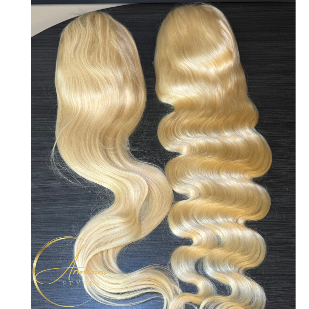 Platinum Blonde Wigs 13*4